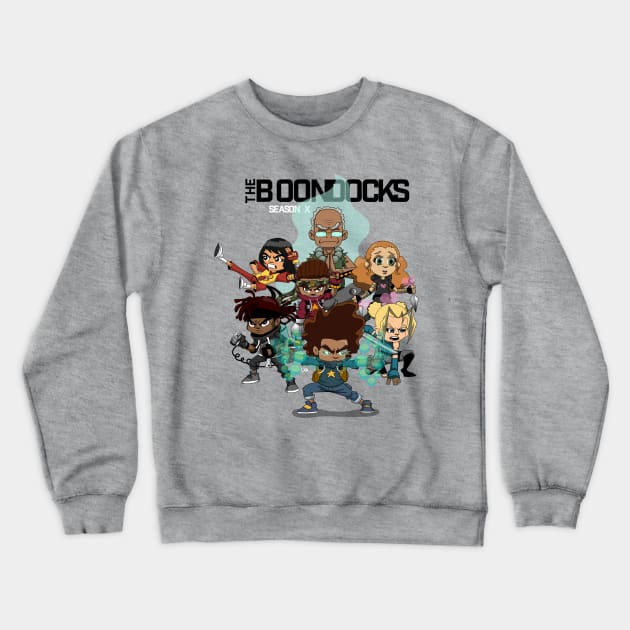 The Boondocks Season X Crewneck Sweatshirt by IamNinjaD